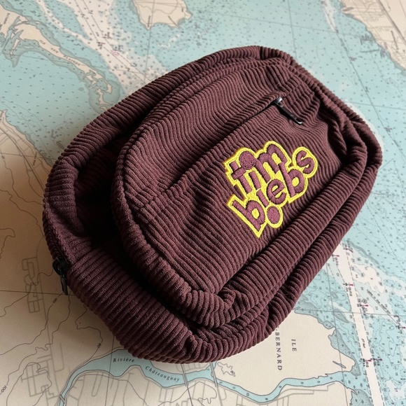 Tim Hortons Tim Biebs Justin Bieber Corduroy Fanny Pack - Picture 1 of 4